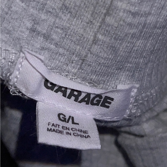 Garage Cut Out Mock Neck Long Sleeve - Picture 3 of 3